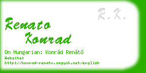 renato konrad business card